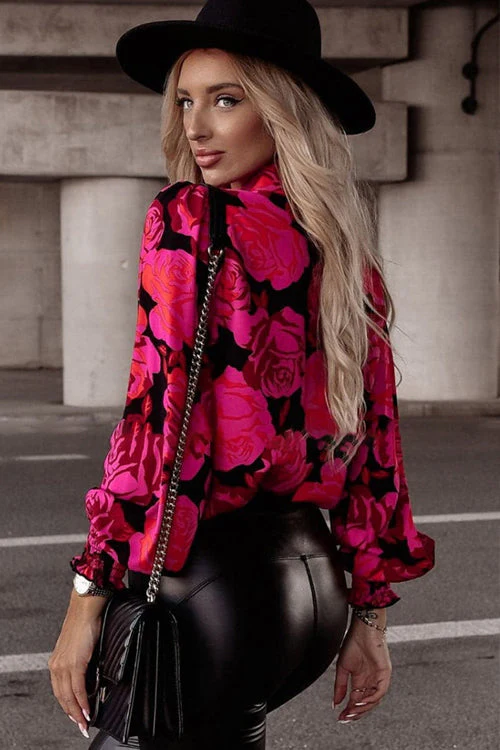 All That Matters Print Long Sleeve Button Down Top - Image 2