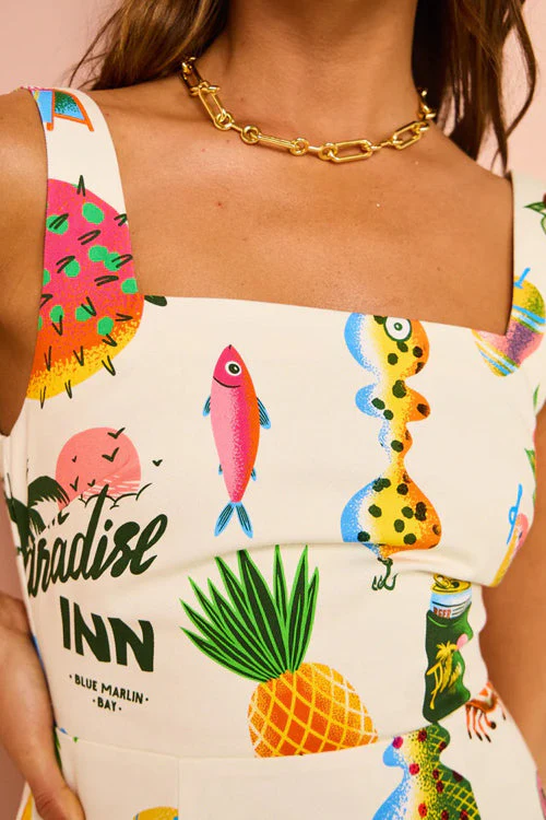 All Up To You Print Tie-Back Mini Dress - Image 7