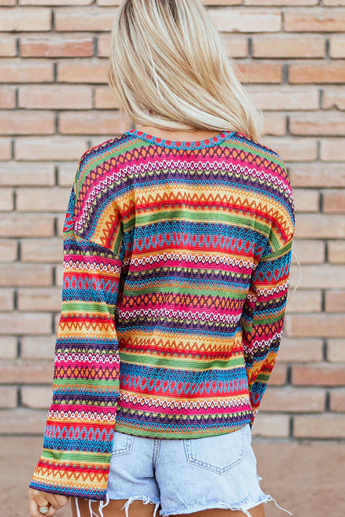 Better By The Day Bohemia Long Sleeve Top - Image 2