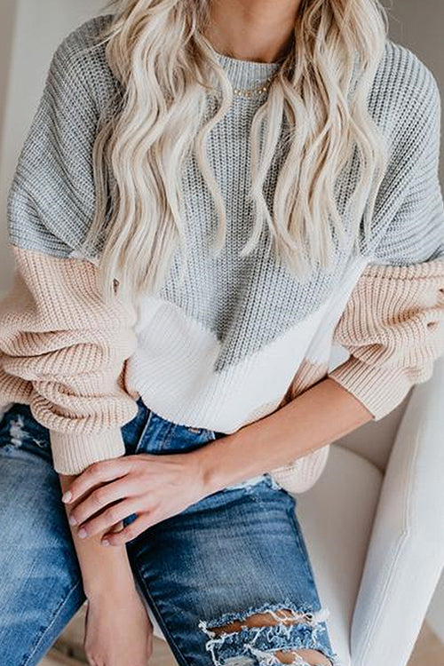 Candy Paint Striped Knit Sweater - 2 Colors - Image 4