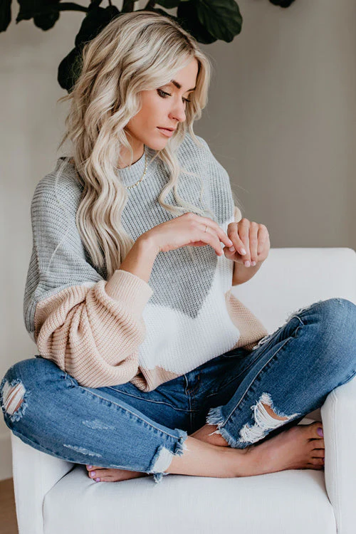 Candy Paint Striped Knit Sweater - 2 Colors - Image 5
