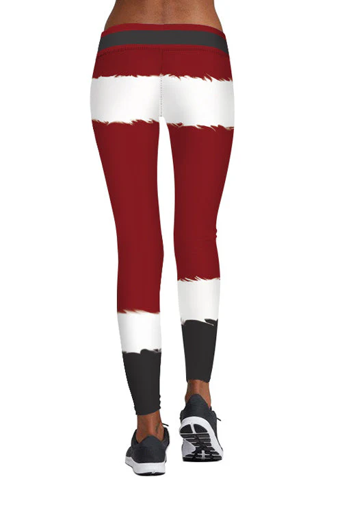 Christmas Santa Print Sports Pants - Image 2