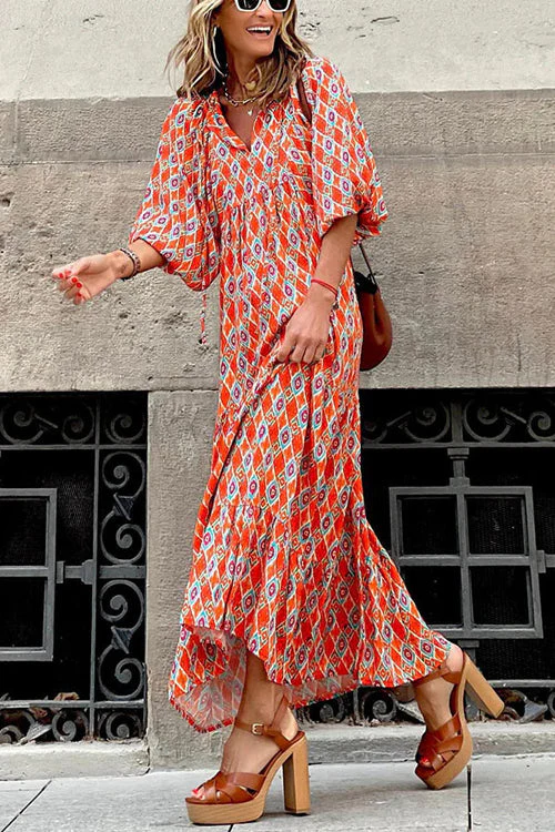 Completely In Love Boho Print Maxi Dress - 6 Colors - Image 11