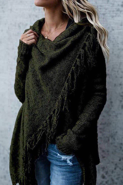 Cozy Up Tassel  Sweater Coat - 5 Colors - Image 4