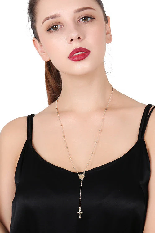 Cross Layer Chain Necklace - Image 4