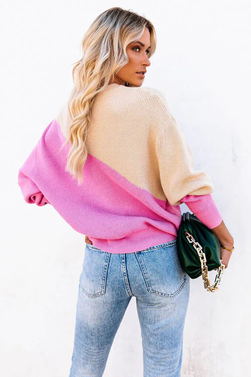 Feeling Myself Pink Knit Sweater - Image 2