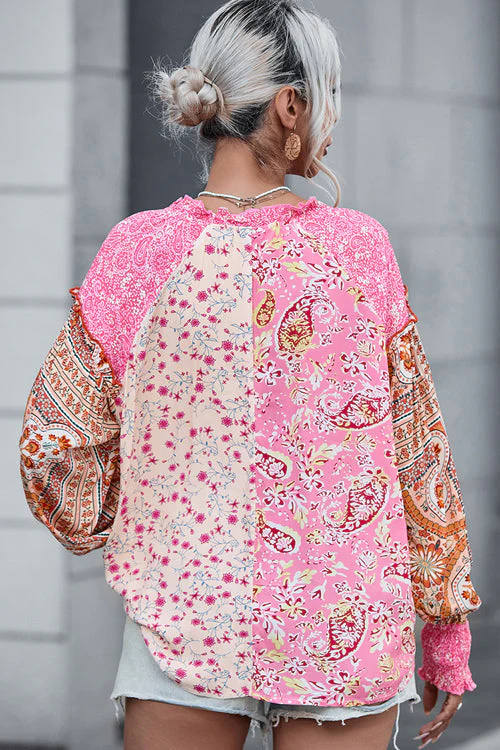 Feeling The Best Floral Print Long Sleeve Top - Image 11