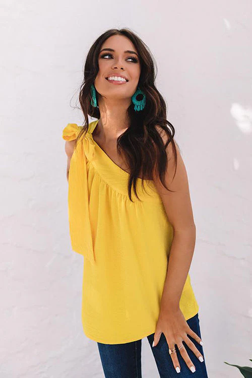 Fresh Outlook Bowknot Sleeveless Top - 3 Colors - Image 3