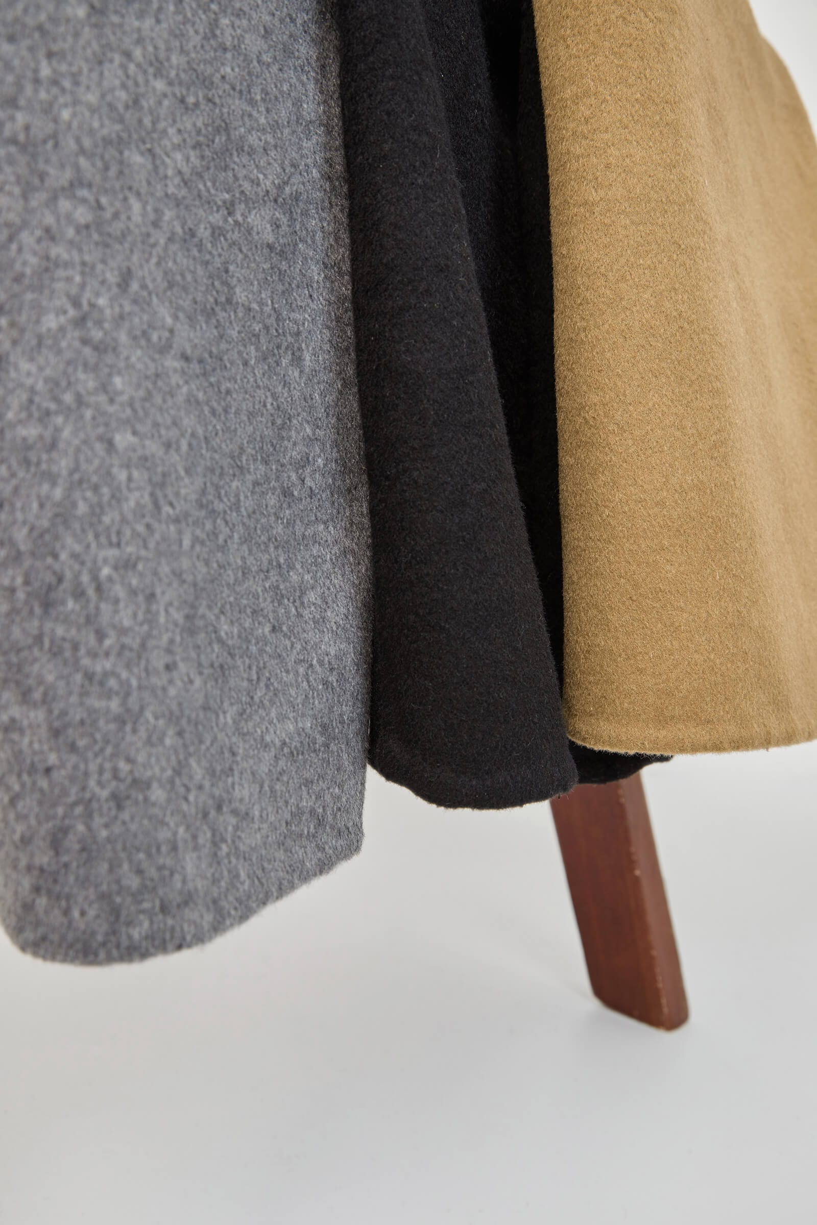 Grey Premium Wool Double-Breasted Longline Coat - Image 18