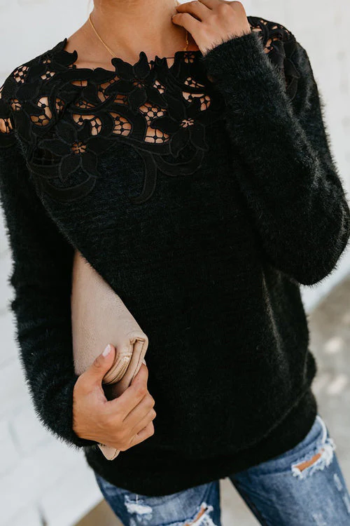Hazey Baby Embroidery Knit Sweater - Image 5