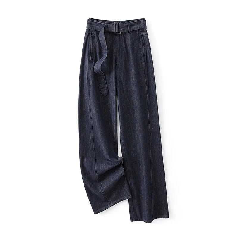 High Waist Casual Wide Leg Jeans - Image 6