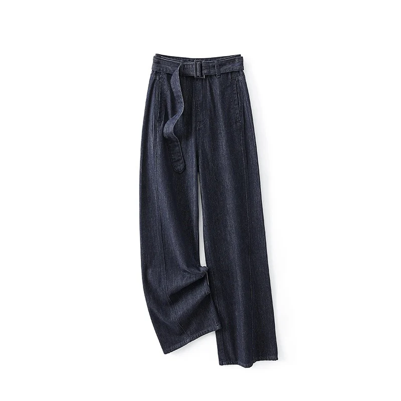 High Waist Casual Wide Leg Jeans - Image 7