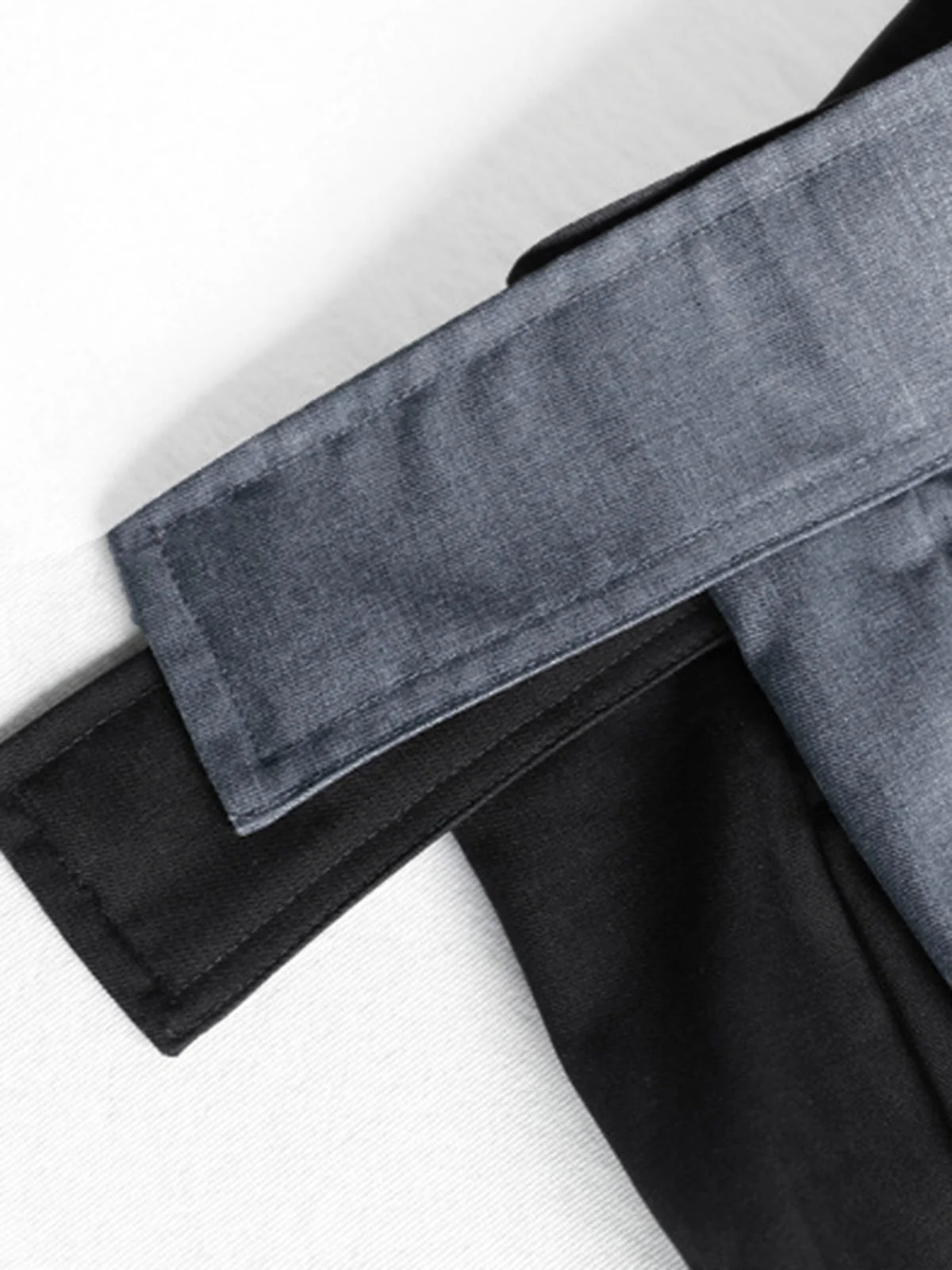 Hook-and-Loop Fastener Wide Leg Velcro Pants - Image 9