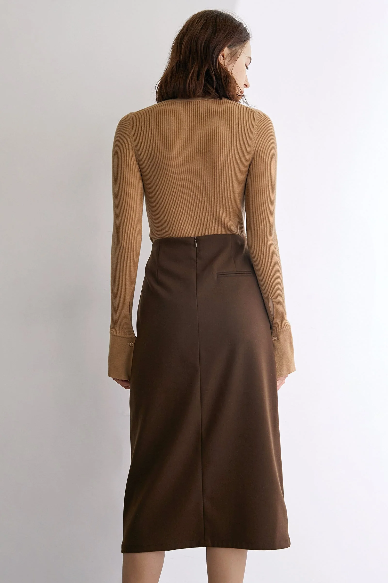 Jareth Peru Premium Wool Ribbed Sweater - Image 3