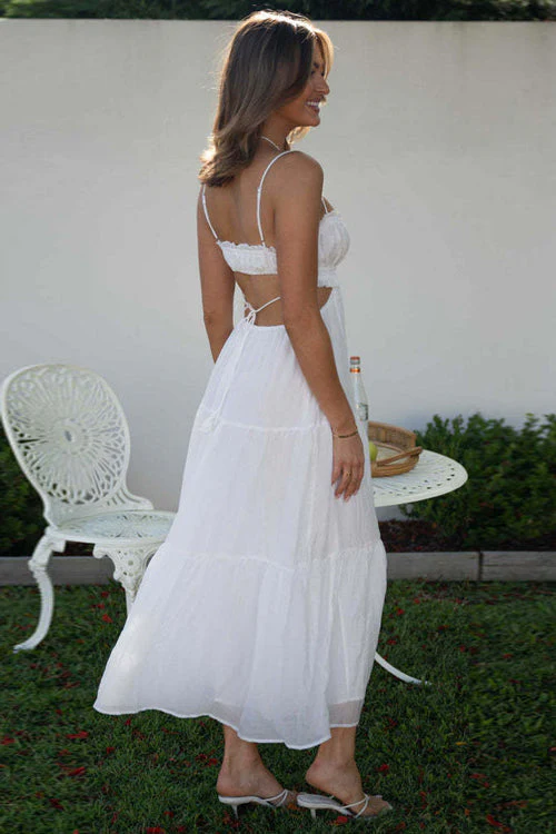 Just Hold On Cut Out Sleeveless Maxi Dress - 4 Colors - Image 6