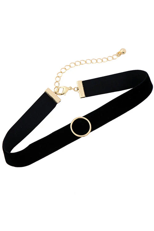 Layered Tassel Choker Necklace - Image 4
