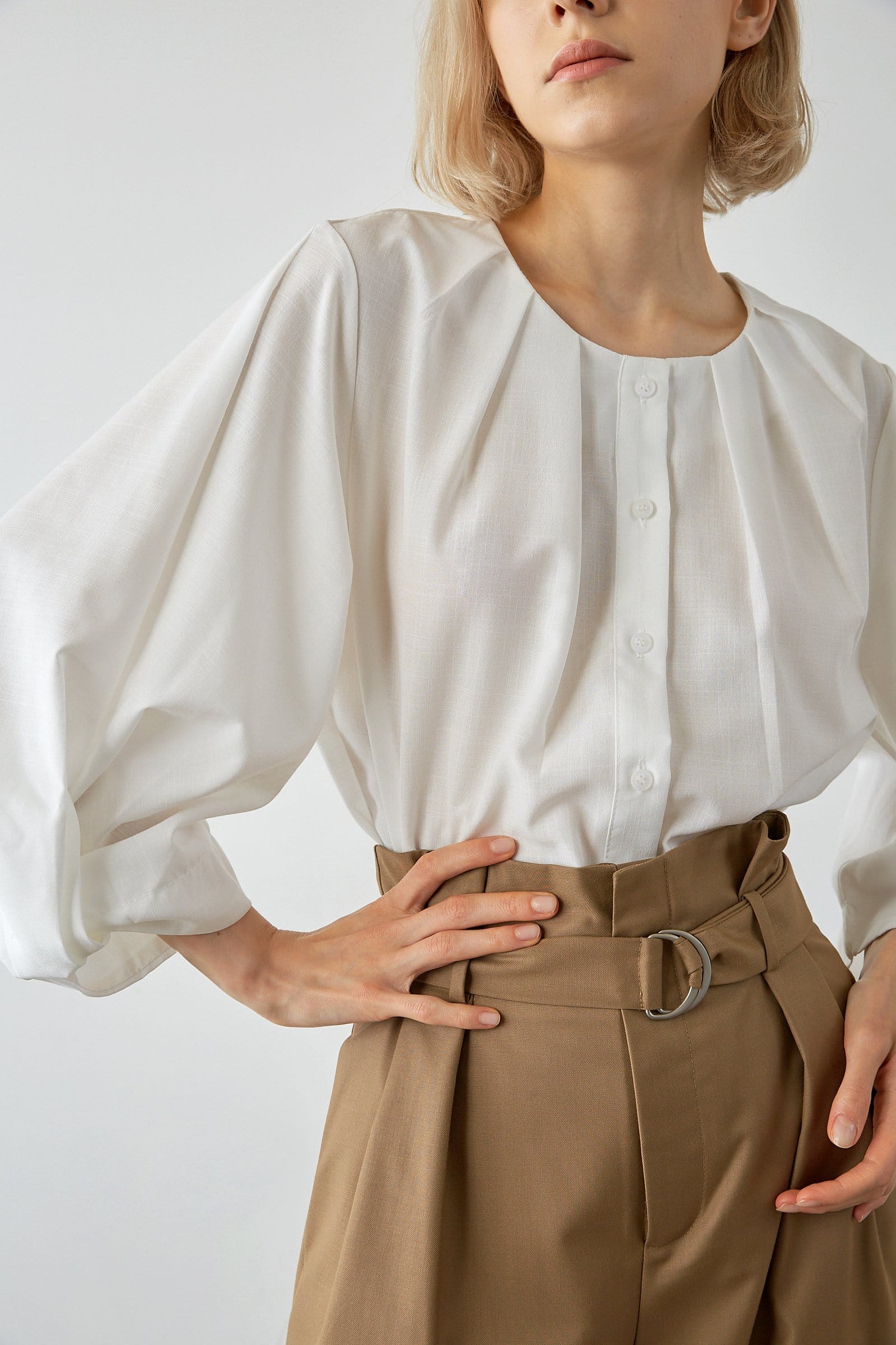 Lillianna White Long Shirt - Image 4