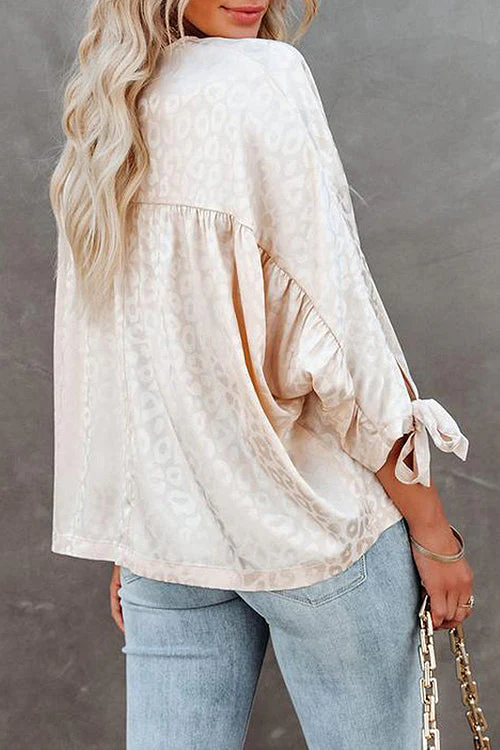 Lovely New Day Print Babydoll Button Up Top - 4 Colors - Image 6