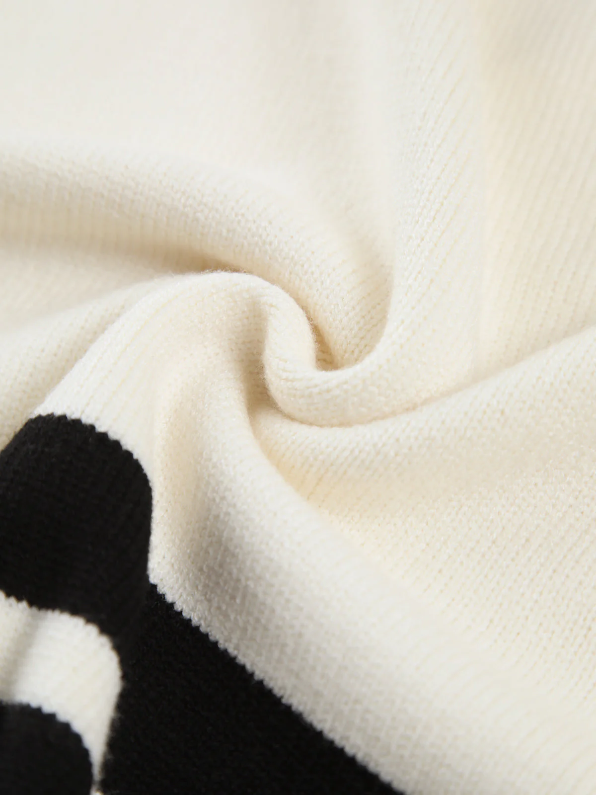 Miss Paris Mock Neck Stripe Sweater - Image 5