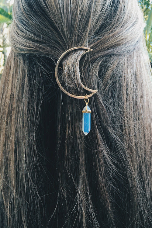 Moon Rhinestone Hair Ornaments - Image 3