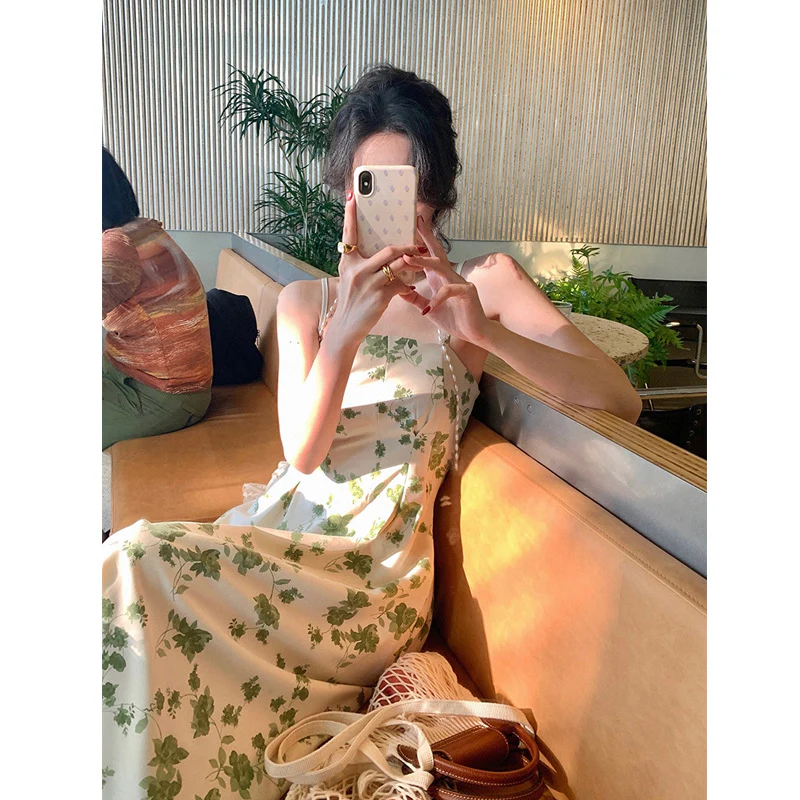 Pistachio Midi Slip Ivory Dress - Image 6