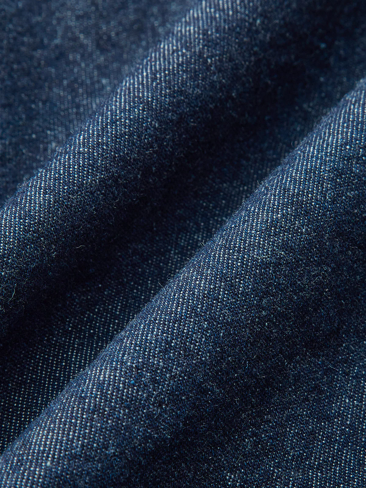 Long Denim Shirt with Drawstring Waist - Image 5