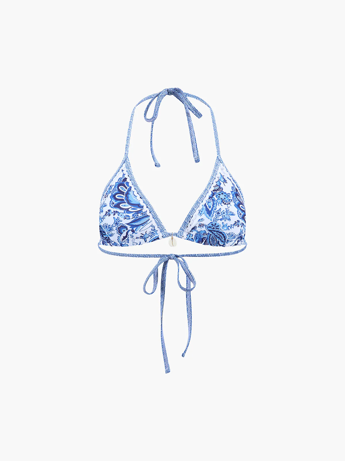 Printed Halter Knotted Bikini Set - Image 2