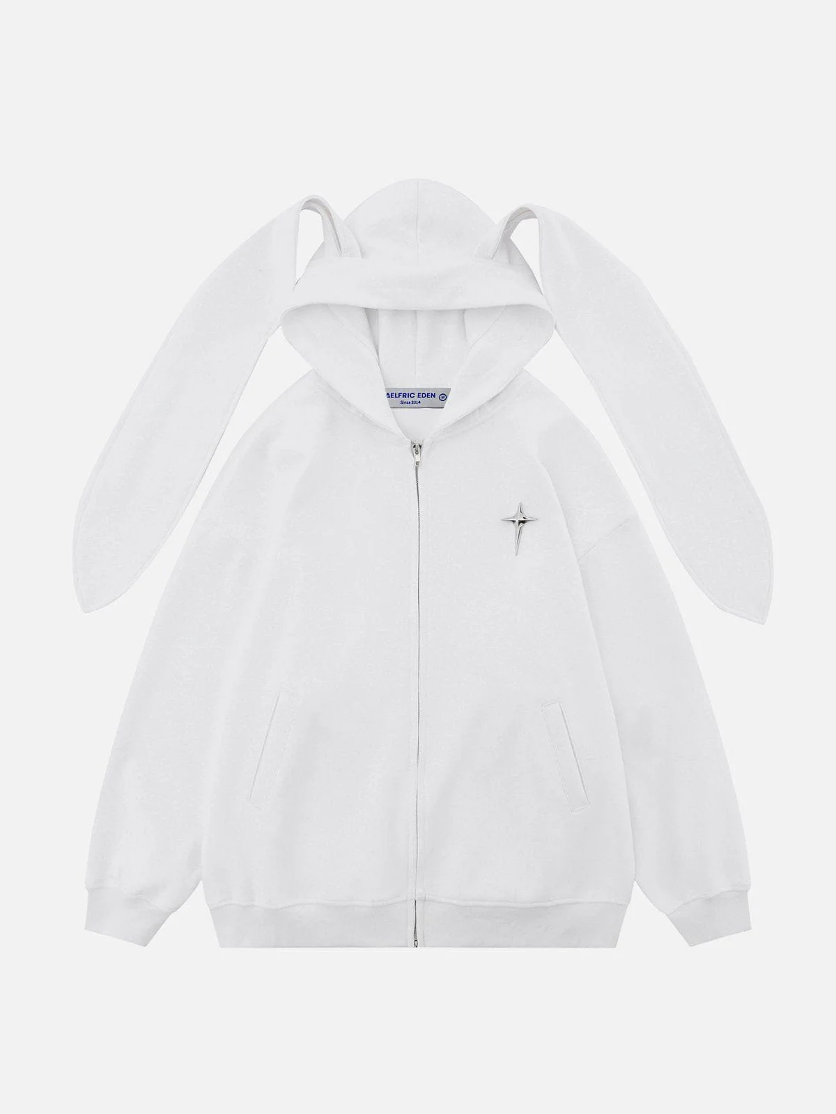 Rabbit Ears Solid Hoodie - Image 6