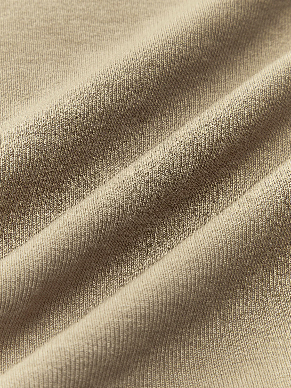 Ribbed Knit Long Sleeve Asymmetric Shirt - Image 7
