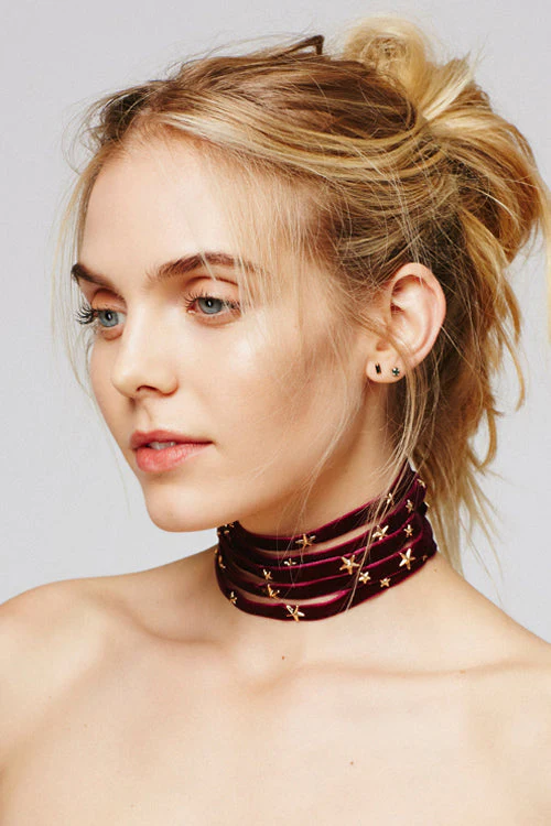 Rivet Layered Cool Choker - Image 2