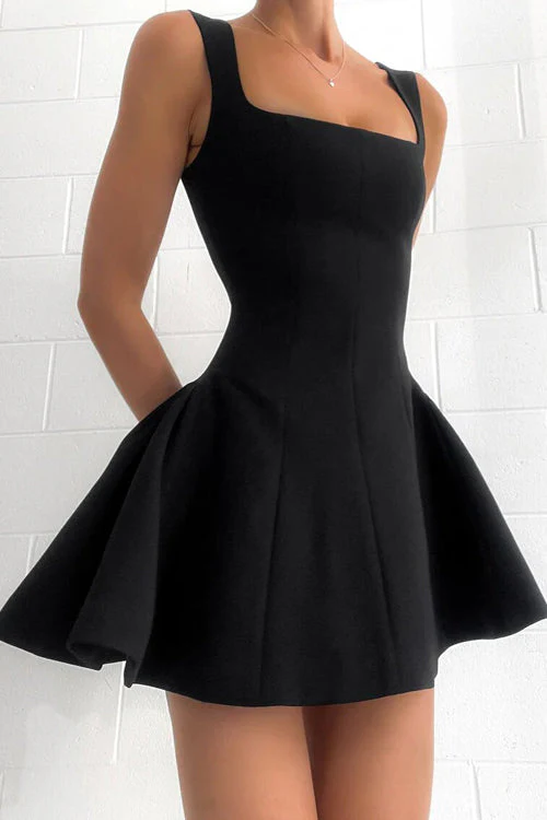 Romance You Flare Mini Dress - 2 Colors - Image 12