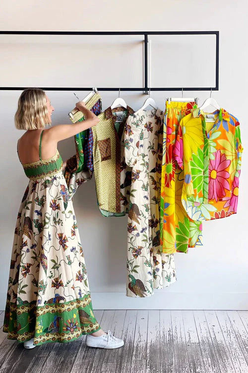 Share Your Happiness Print Maxi Dress - 10 Colors - Image 16