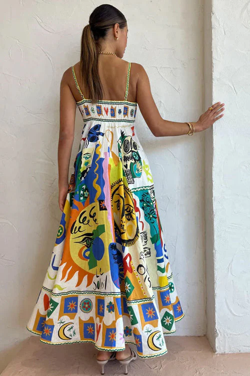 Share Your Happiness Print Maxi Dress - 10 Colors - Image 27