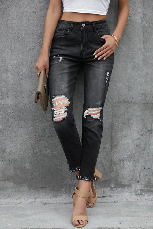Soho Girl Wash Skinny Jeans - 3 Colors - Image 3
