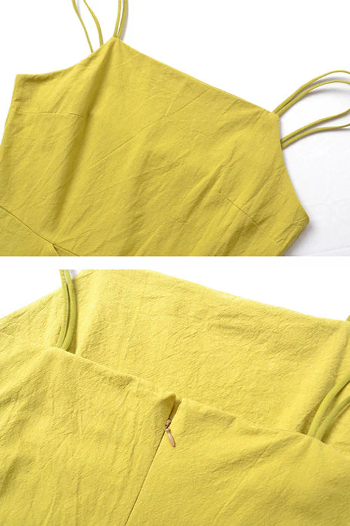 Spaghetti Bowknot Mini Dress - Image 9
