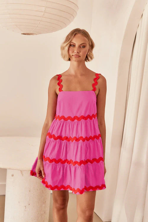 Spread The Joy A-line Mini Dress - 4 Colors - Image 2