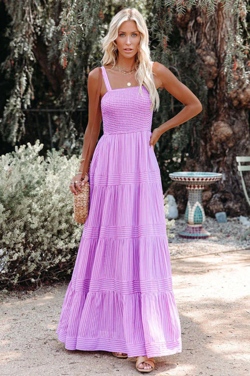 Stay With Me Babydoll Maxi Dress - 4 Colors - Image 4