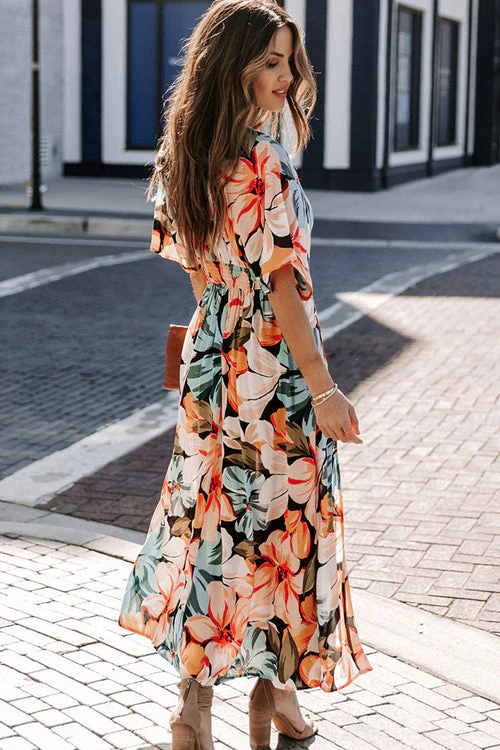 Still The One V-Neck Print Maxi Dress - Image 3