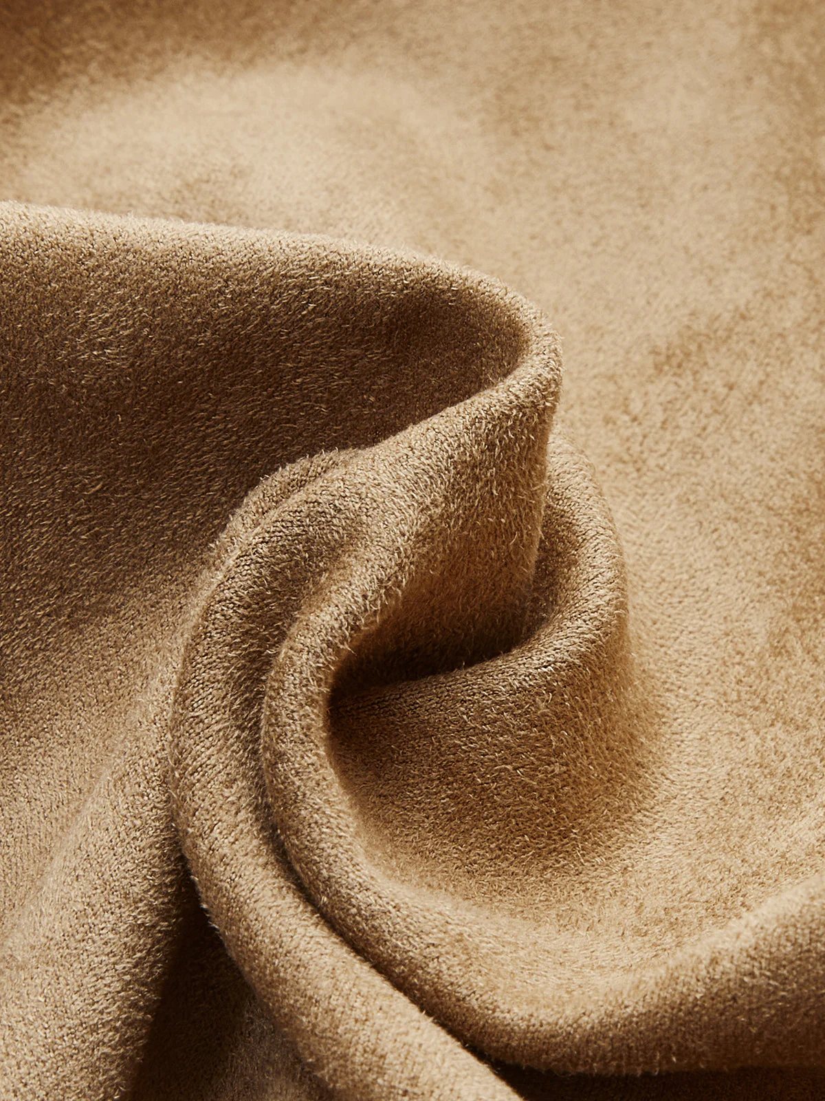 Suede Soft Button Lapel Jacket - Image 4