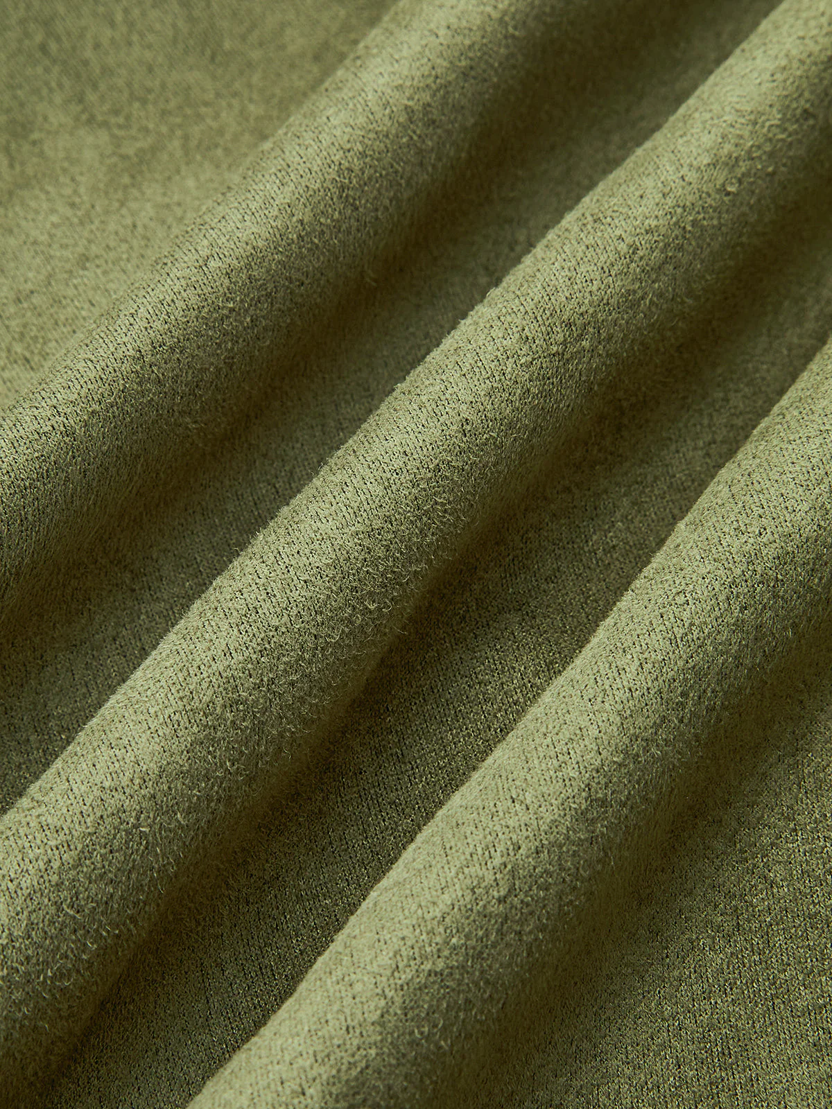 Suede Effect Zip-Up Collared Jacket - Image 10