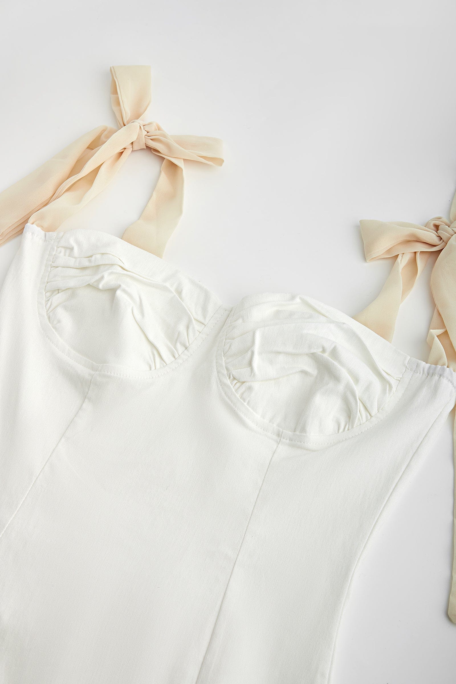 Sweet Romance White Mini Dress - Image 8