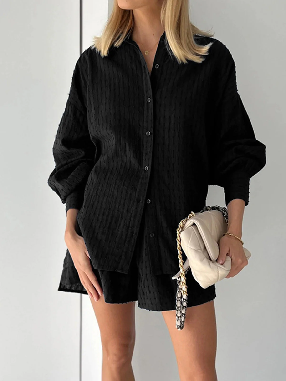 Utility Cover Up Two Piece Shorts Set - Image 6