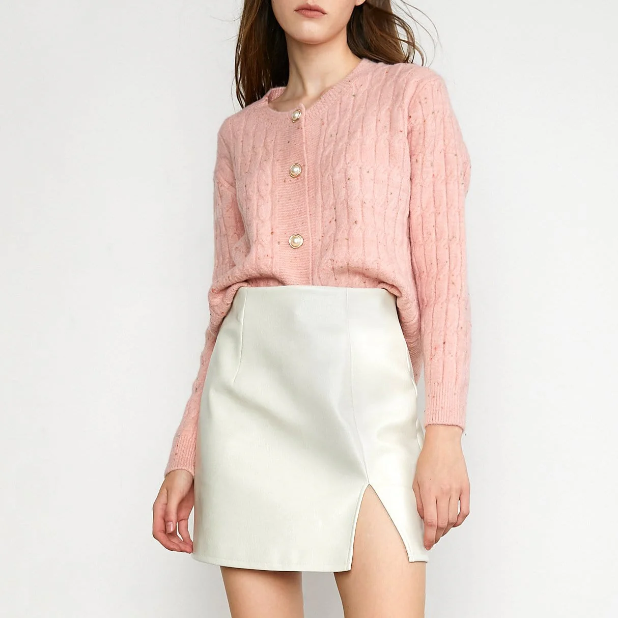 Uziel Pink Long Sleeve Cardigan - Image 6