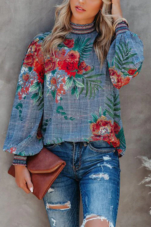 Vacay Dreams Floral Print Smocked Top - 2 Colors - Image 13