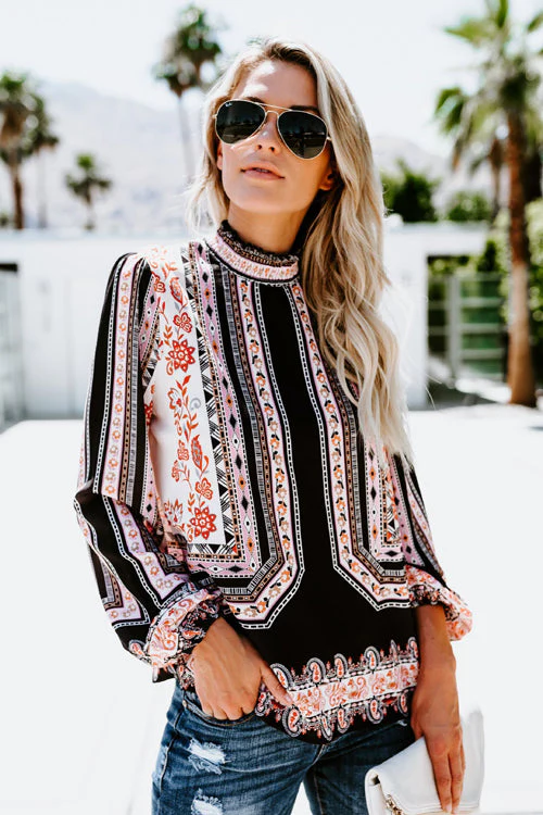 Vacay Dreams Floral Print Smocked Top - 2 Colors - Image 16