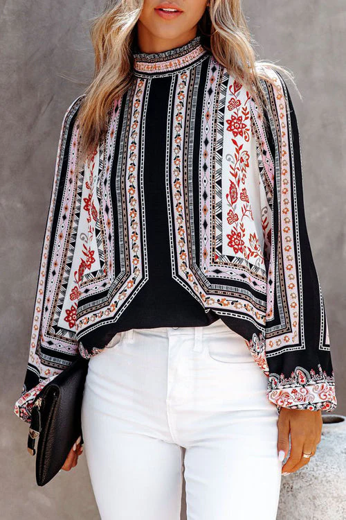 Vacay Dreams Floral Print Smocked Top - 2 Colors - Image 2
