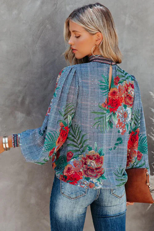 Vacay Dreams Floral Print Smocked Top - 2 Colors - Image 4