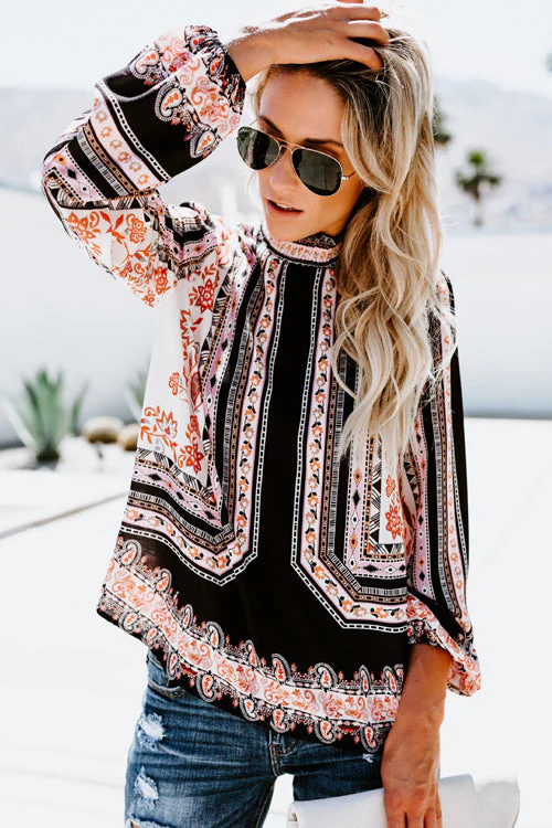 Vacay Dreams Floral Print Smocked Top - 2 Colors - Image 7