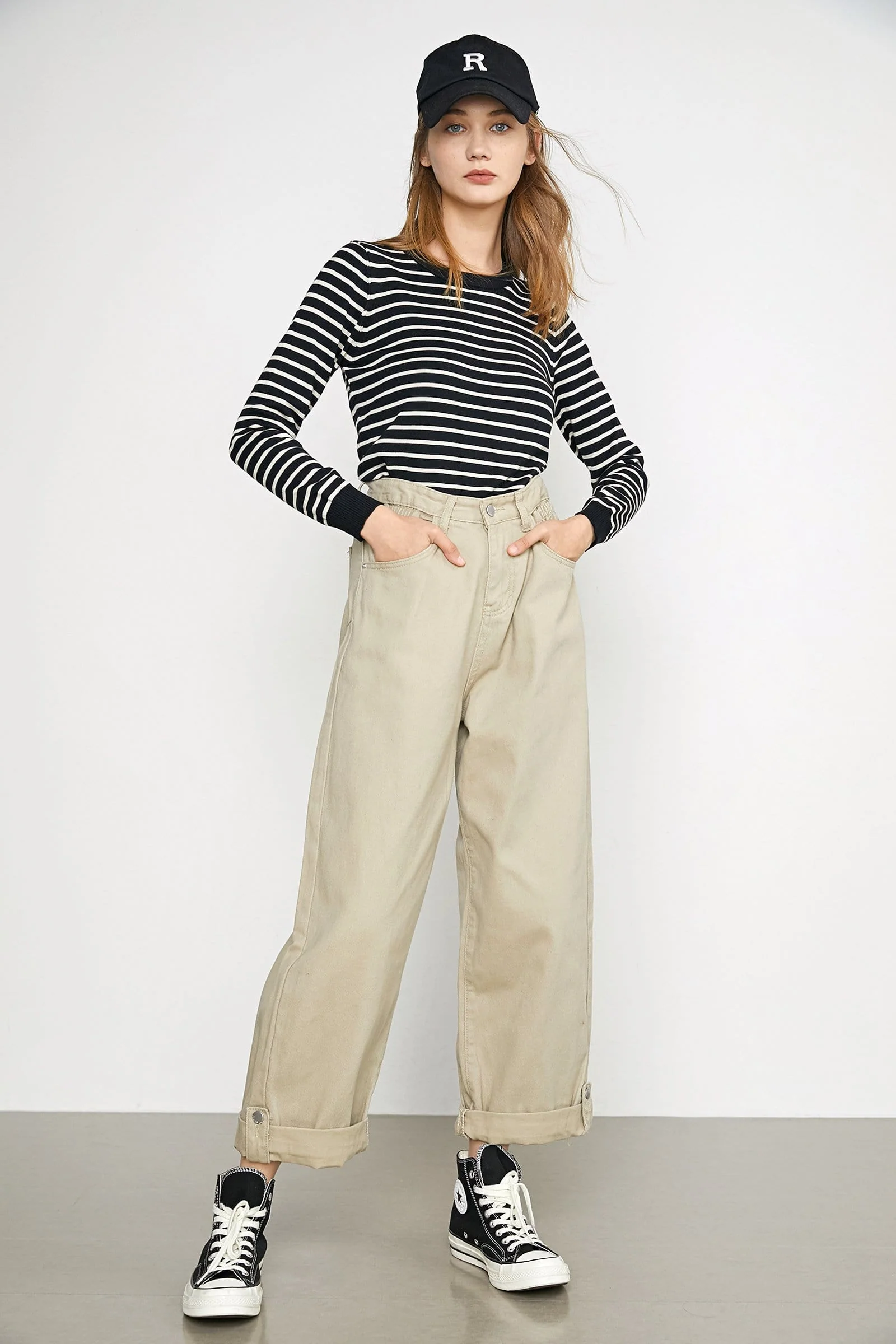 Virgil Black Striped Sweater - Image 2