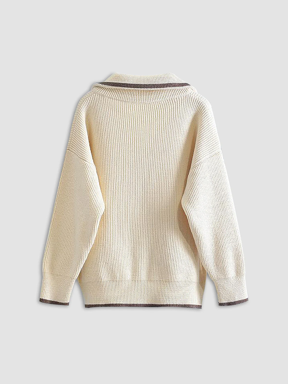 Weekend Loaf Zip Collared Cardigan - Image 2